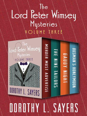 cover image of The Lord Peter Wimsey Mysteries Volume Three